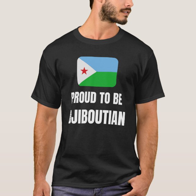 Camiseta Orgulho de ser Djibutiano (Frente)