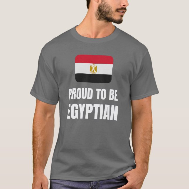 Camiseta Orgulho de ser egípcio (Frente)