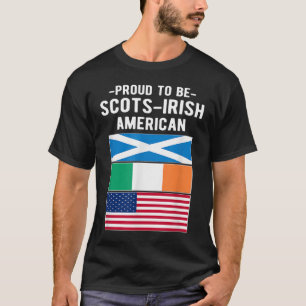 Camiseta Orgulho De Ser Escocesa-Irlandesa Americana