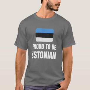 Camiseta Orgulho de ser estoniano