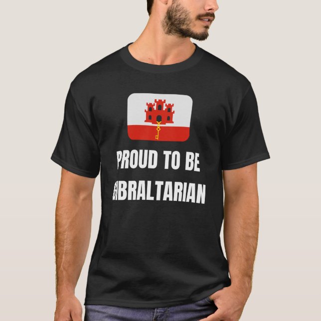 Camiseta Orgulho de ser gibraltino (Frente)