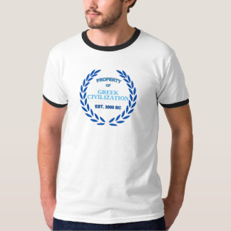 Camiseta Orgulho de ser grego - Propriedade da Civilização