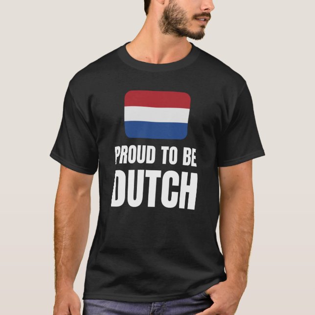 Camiseta Orgulho de ser holandês (Frente)
