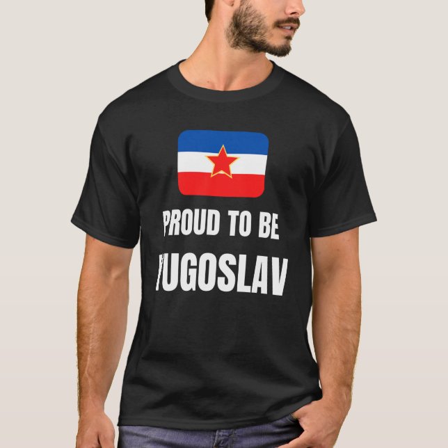 Camiseta Orgulho de ser Iugoslavo (Frente)