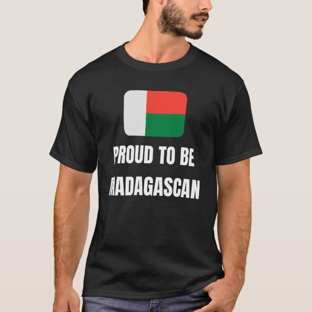 Camiseta Orgulho de ser Madagascar (Frente)