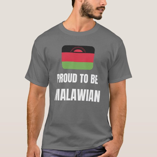 Camiseta Orgulho de ser Malawian (Frente)
