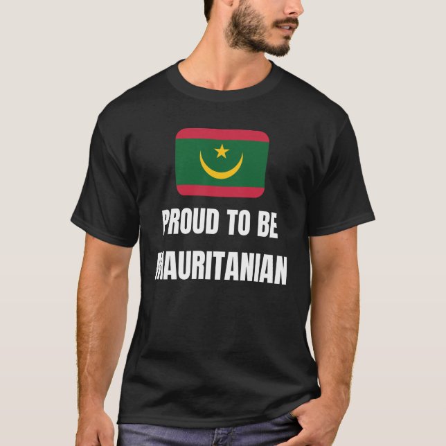 Camiseta Orgulho de ser mauritano (Frente)