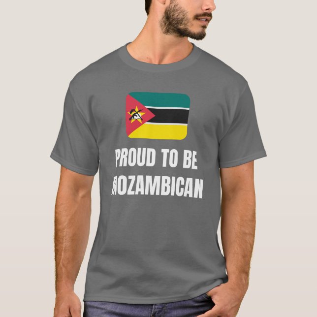 Camiseta Orgulho de ser moçambicano (Frente)