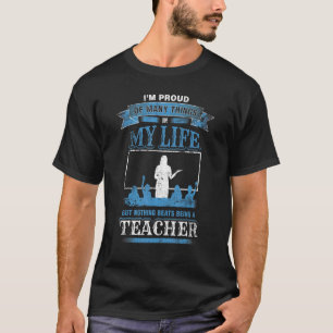 Camiseta Orgulho de ser professora de nível 2