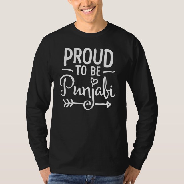 Camiseta Orgulho De Ser Punjabi Indiano (Frente)