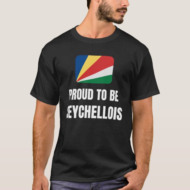 Camiseta Orgulho de ser Seicheles (Frente)