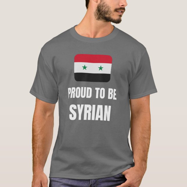 Camiseta Orgulho de ser sírio (Frente)