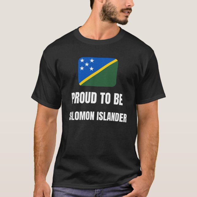 Camiseta Orgulho de ser Solomon Islander (Frente)
