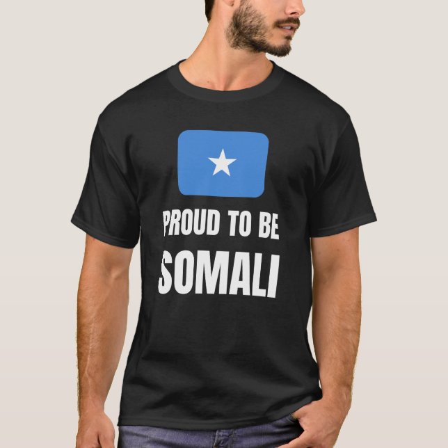 Camiseta Orgulho de ser somali (Frente)