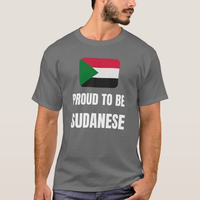 Camiseta Orgulho de ser sudanês (Frente)