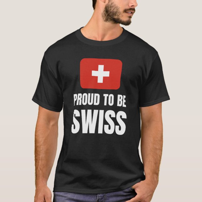 Camiseta Orgulho de ser suíço (Frente)