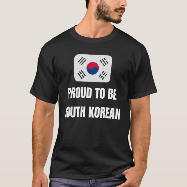 Camiseta Orgulho de ser sul-coreano (Frente)