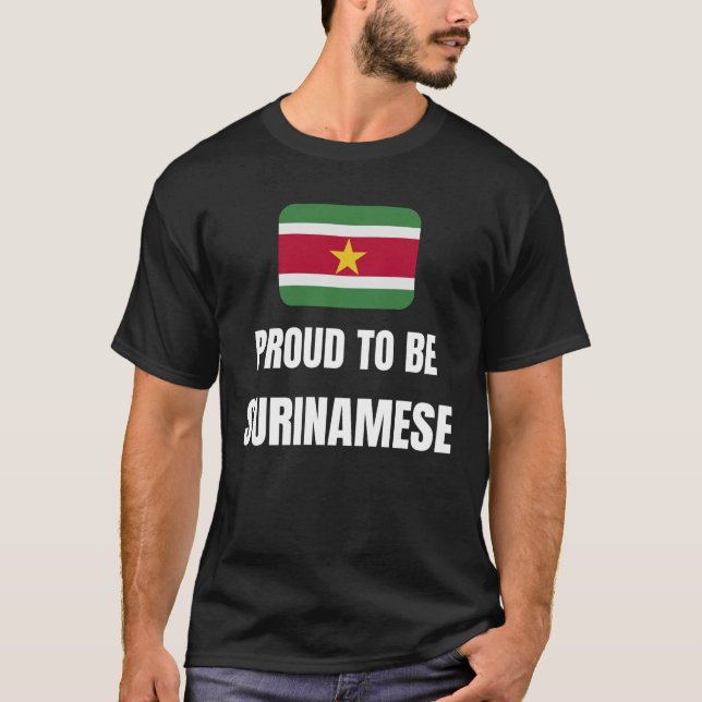 Camiseta Orgulho de ser Surinamês (Frente)