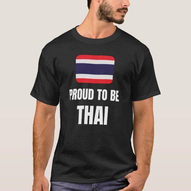 Camiseta Orgulho de ser tailandês (Frente)