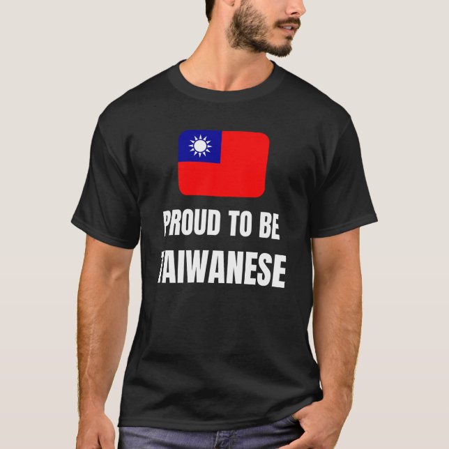 Camiseta Orgulho de ser taiwanês (Frente)