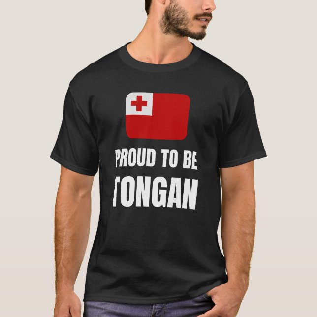 Camiseta Orgulho de ser Tongan (Frente)
