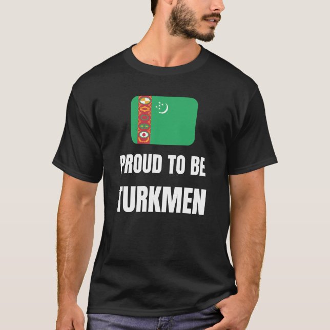 Camiseta Orgulho de ser Turcomenistão (Frente)