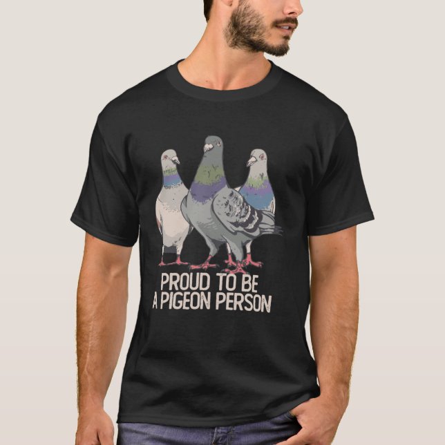 Camiseta Orgulho de ser um pombo-pombo (Frente)
