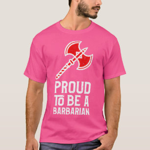 Camiseta Orgulho De Ser Um Vermelho Bárbaro