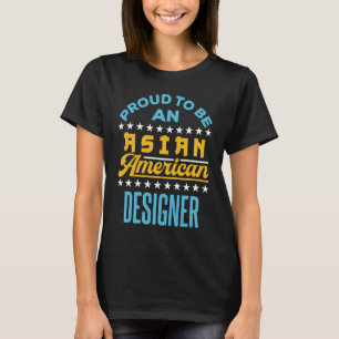 Camiseta Orgulho de ser uma API AAPI do Designer Americano 