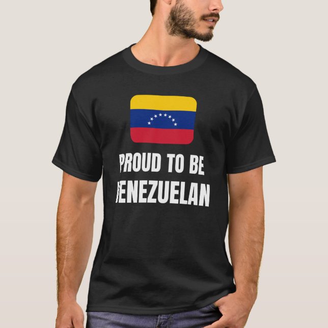 Camiseta Orgulho de ser venezuelano (Frente)