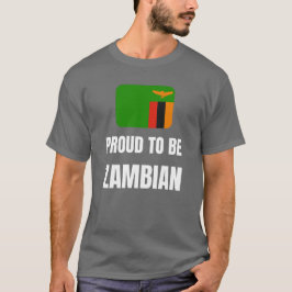 Camiseta Orgulho de ser Zambiano