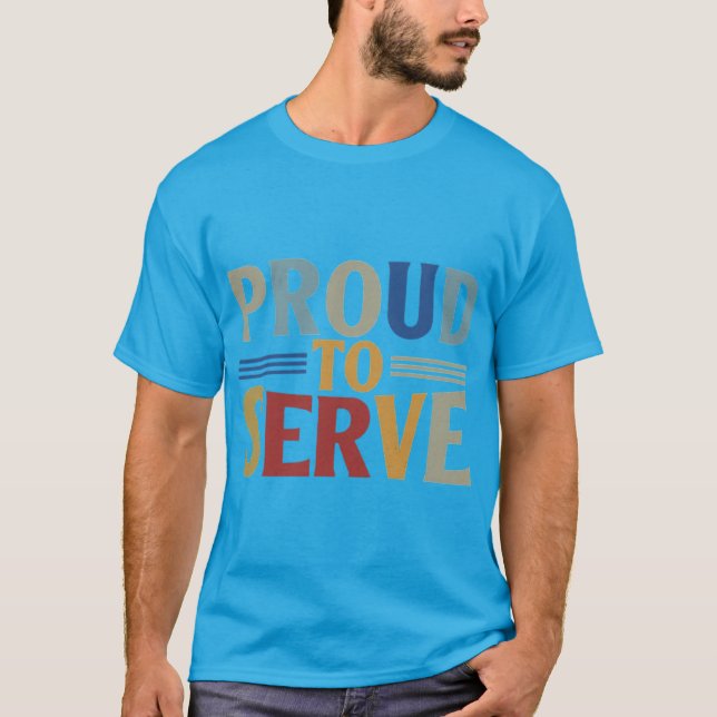 Camiseta Orgulho de servir (Frente)