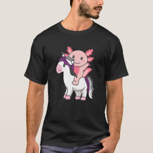 Camiseta Orgulho De Sinalizador Asexual Lgbtq Axolotl No Or