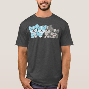 Camiseta Orgulho de Sinalizador Automático Lgbtq Cães Autos