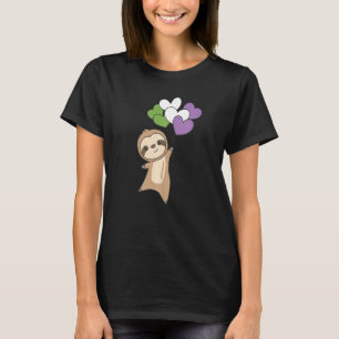 Camiseta Orgulho de Sinalizador do Genderqueer Lgbtq Coraçõ