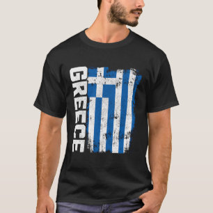Camiseta Orgulho de Sinalizador Grego grécia