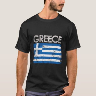 Camiseta Orgulho de Sinalizador Grego grécia