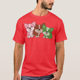 Camiseta Orgulho de Sinalizador Gynoseual Lgbtq Cães Gynose