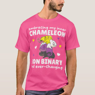 Camiseta Orgulho de Sinalizador Não Binário Mês Lgbtq Chame