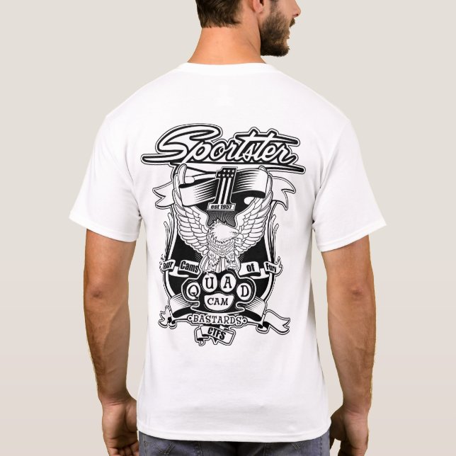 Camiseta Orgulho de Sportster (traseiro) (Verso)