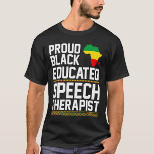Camiseta Orgulho de Terapia Negra Terapêutica Afro-American