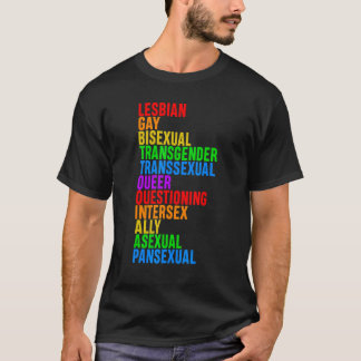 Camiseta Orgulho de Transgênero com Orgulho gay Mês de Sina