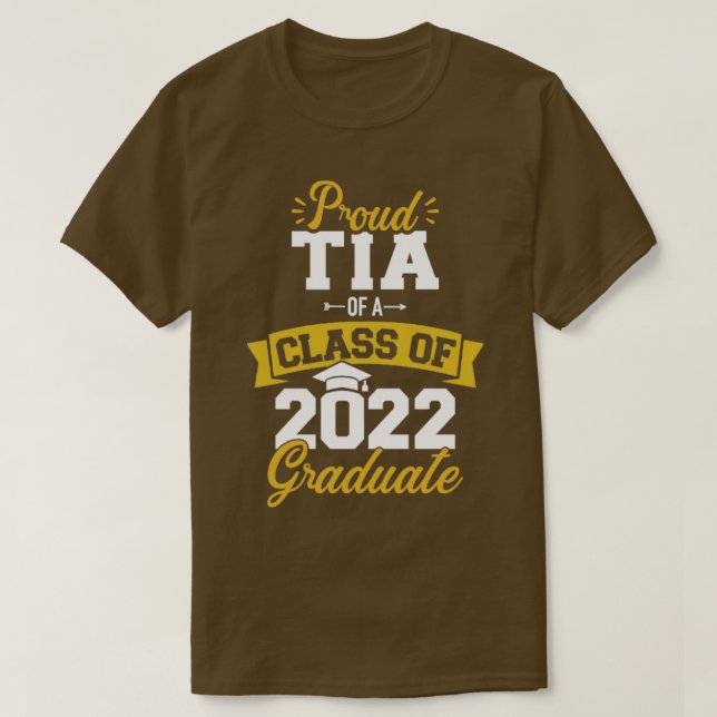 Camiseta Orgulho de uma classe de formando gradu 2022 (Frente do Design)