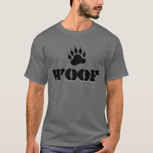 Camiseta Orgulho de Urso Gay Pata de Urso WOOF