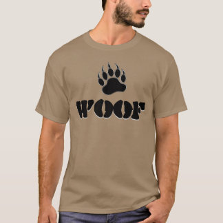 Camiseta Orgulho de Urso Gay Pata de Urso WOOF