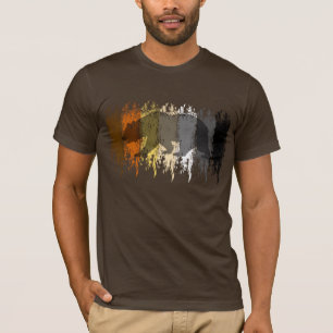 Camiseta Orgulho de Urso Gay Sombra Grunge Legal
