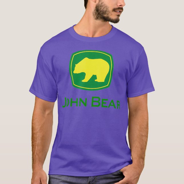 Camiseta Orgulho de Urso gay - Urso John LGBT (Frente)