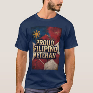 Camiseta Orgulho de Veterano Filipino Pinoy