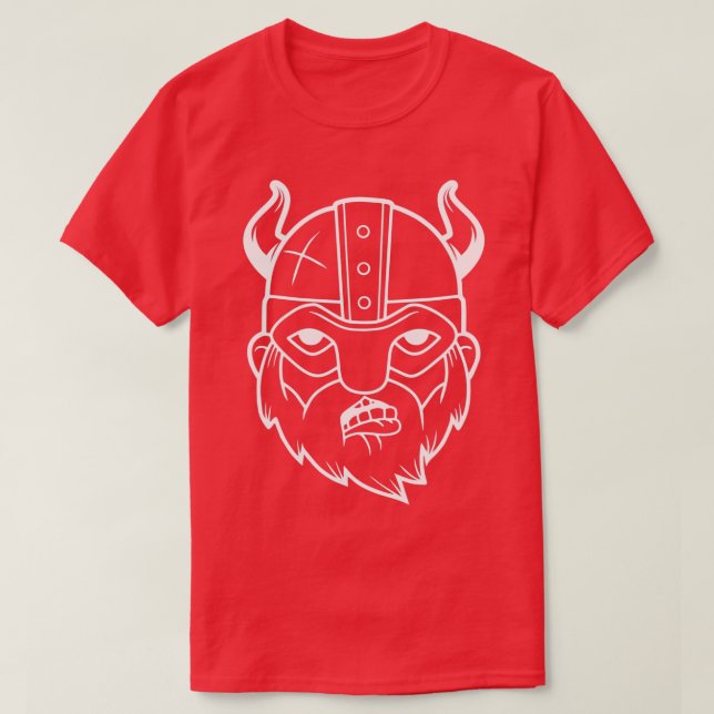 Camiseta Orgulho de Viajar Guerreiro com Capacete de Barba  (Frente do Design)