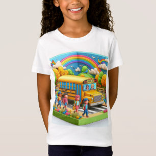 Camiseta Orgulho de Volta às Aulas das Meninas